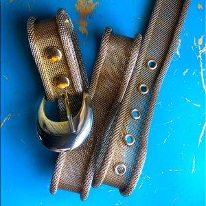 Vintage Gold Mesh Belt